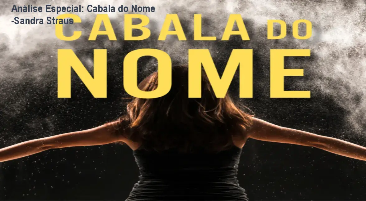 Capa informativa sobre o tema Cabala do Nome -Sandra Straus