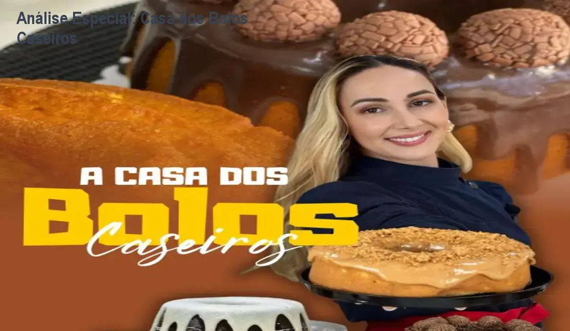 Capa informativa sobre o tema Casa dos Bolos Caseiros