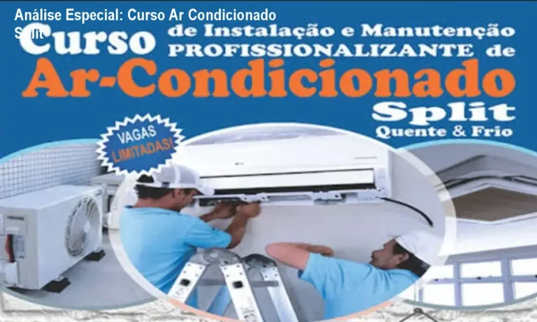 Capa informativa sobre o tema Curso Ar Condicionado Split