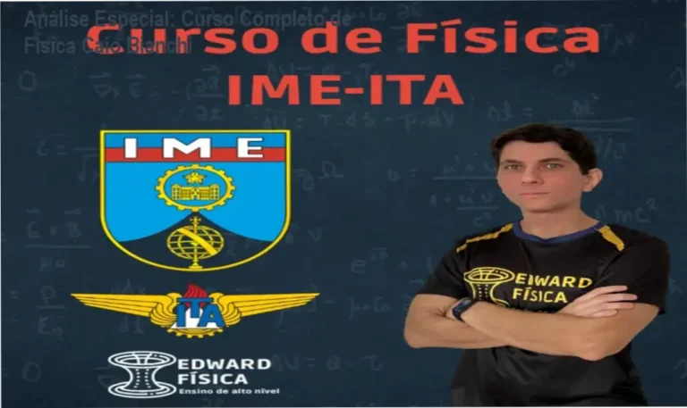 Capa informativa sobre o tema Curso Completo de Física Caio Bianchi
