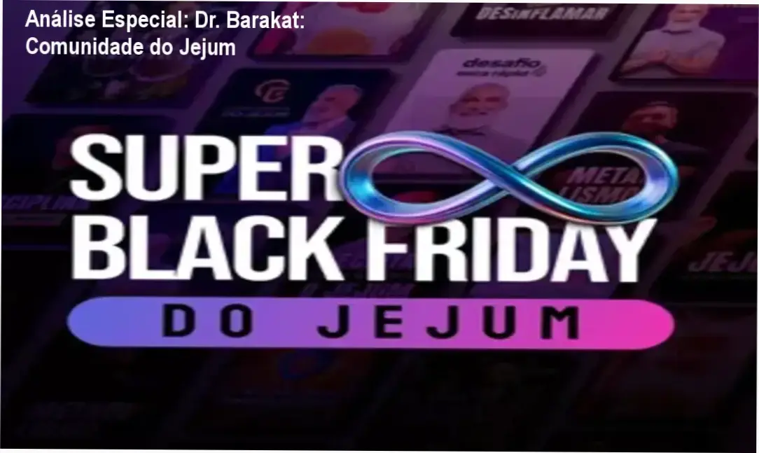 Capa informativa sobre o tema Dr. Barakat: Comunidade do Jejum