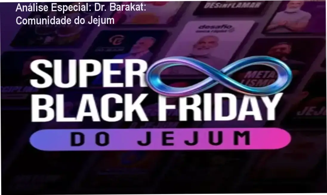 Capa informativa sobre o tema Dr. Barakat: Comunidade do Jejum