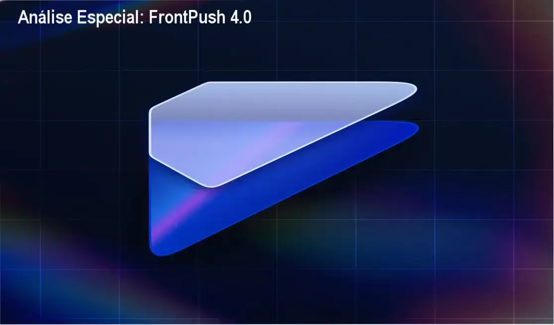 Capa informativa sobre o tema FrontPush 4.0