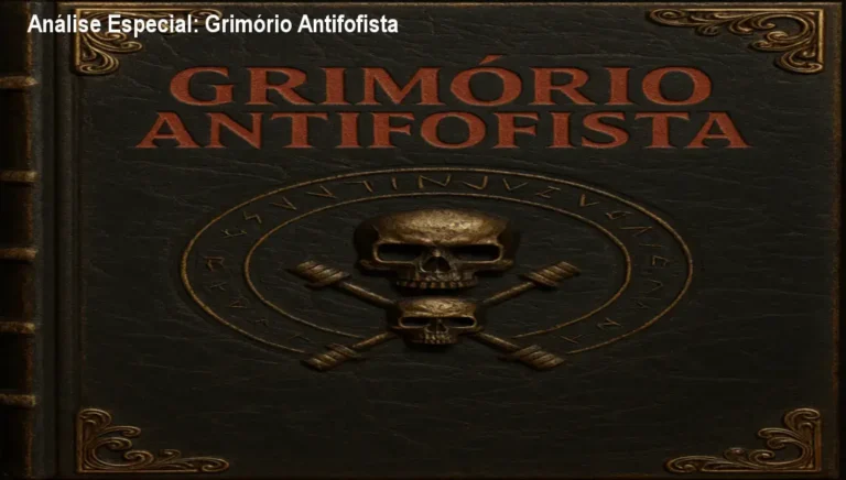 Capa informativa sobre o tema Grimório Antifofista
