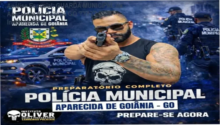Capa informativa sobre o tema GUARDA MUNICIPAL da Aparecida de Goiãnia GO 👮♂️ GCM - Instituto Óliver