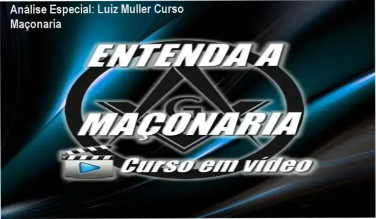 Capa informativa sobre o tema Luiz Muller Curso Maçonaria