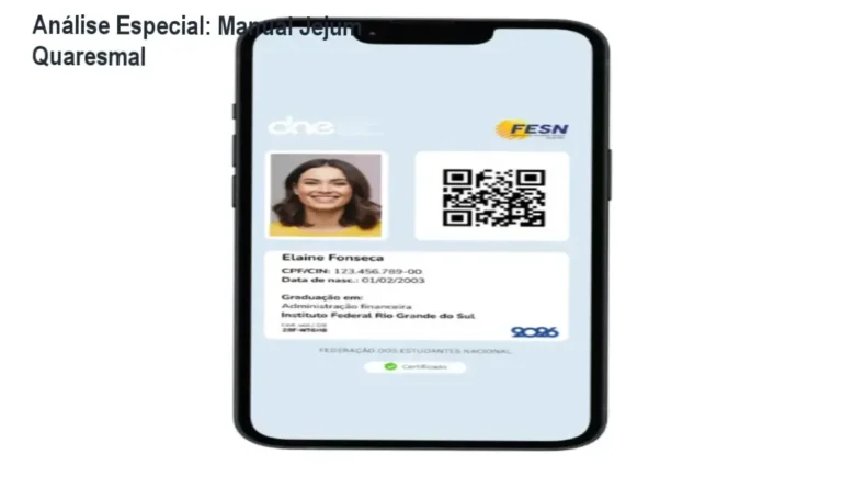 Capa informativa sobre o tema Manual Jejum Quaresmal