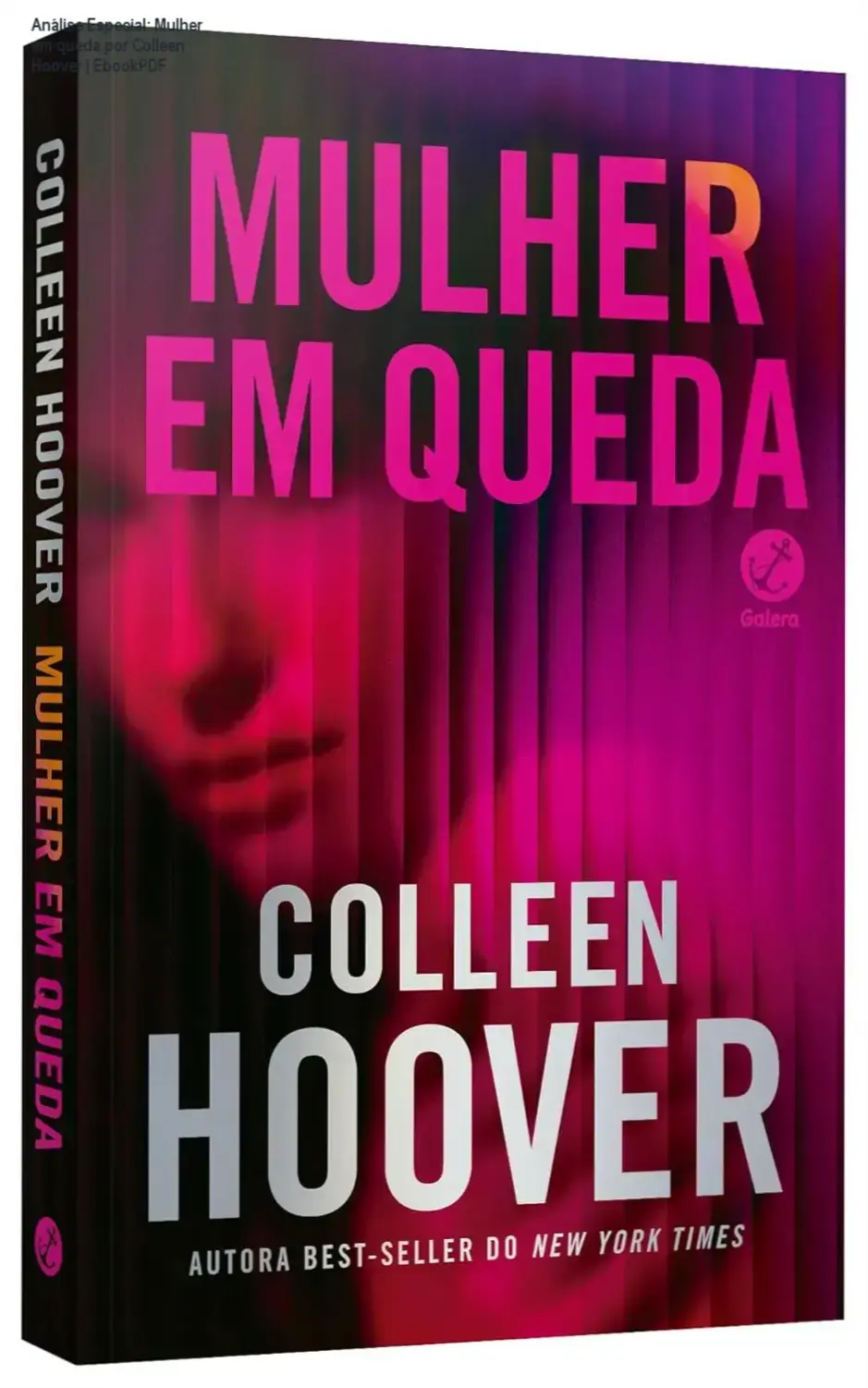 Capa informativa sobre o tema Mulher em queda por Colleen Hoover | EbookPDF
