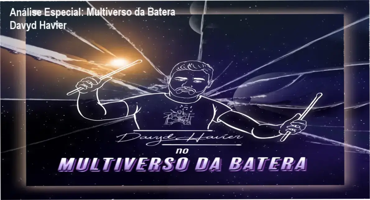 Capa informativa sobre o tema Multiverso da Batera Davyd Havier