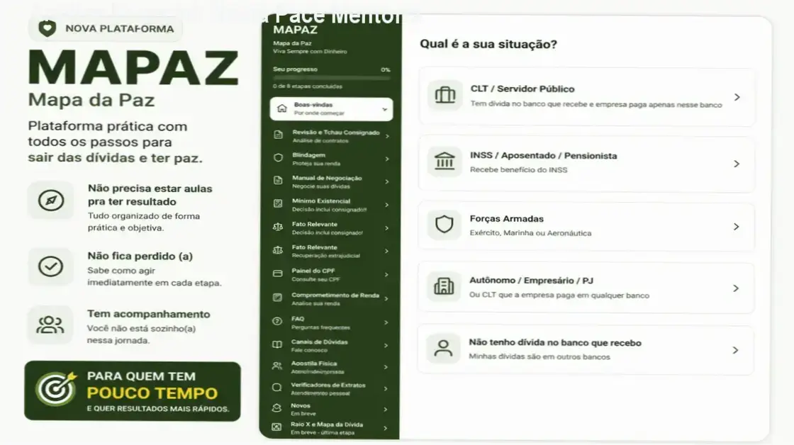 Capa informativa sobre o tema Nadia Pace Mentoria