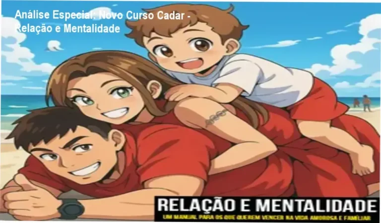 Capa informativa sobre o tema Novo Curso Cadar - Relação e Mentalidade