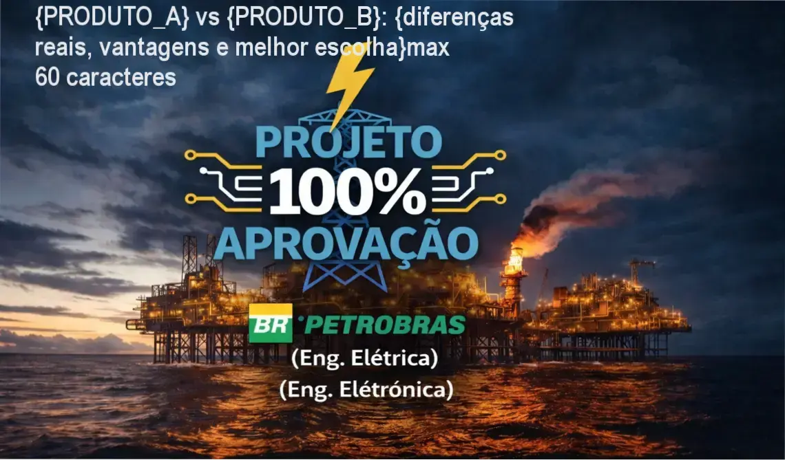 Guia explicativo sobre o produto digital "Projeto 100% Aprovação - PETROBRAS - Eng. Elétrica e Eletrônica