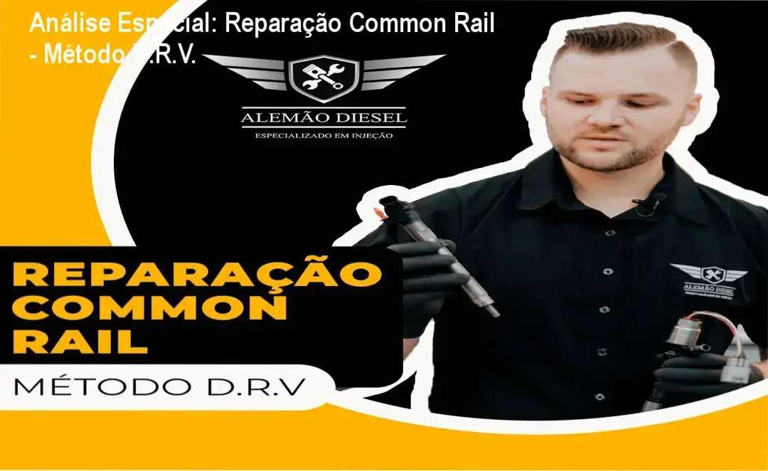 Capa informativa sobre o tema Reparação Common Rail - Método D.R.V.