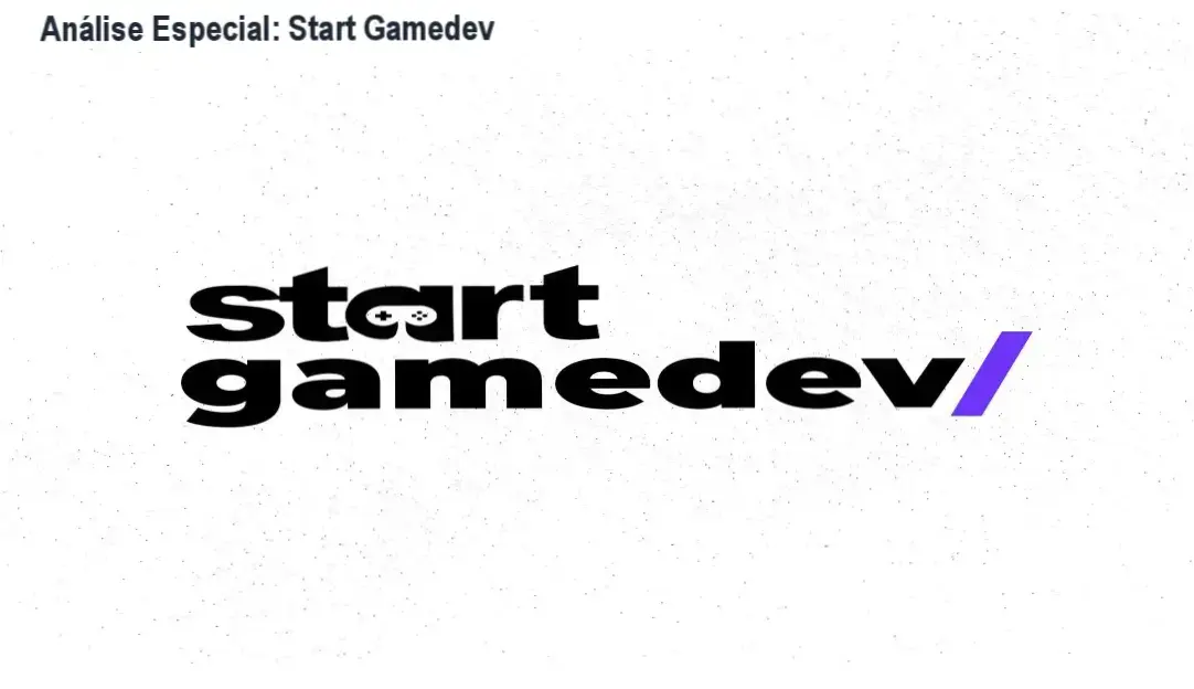 Capa informativa sobre o tema Start Gamedev