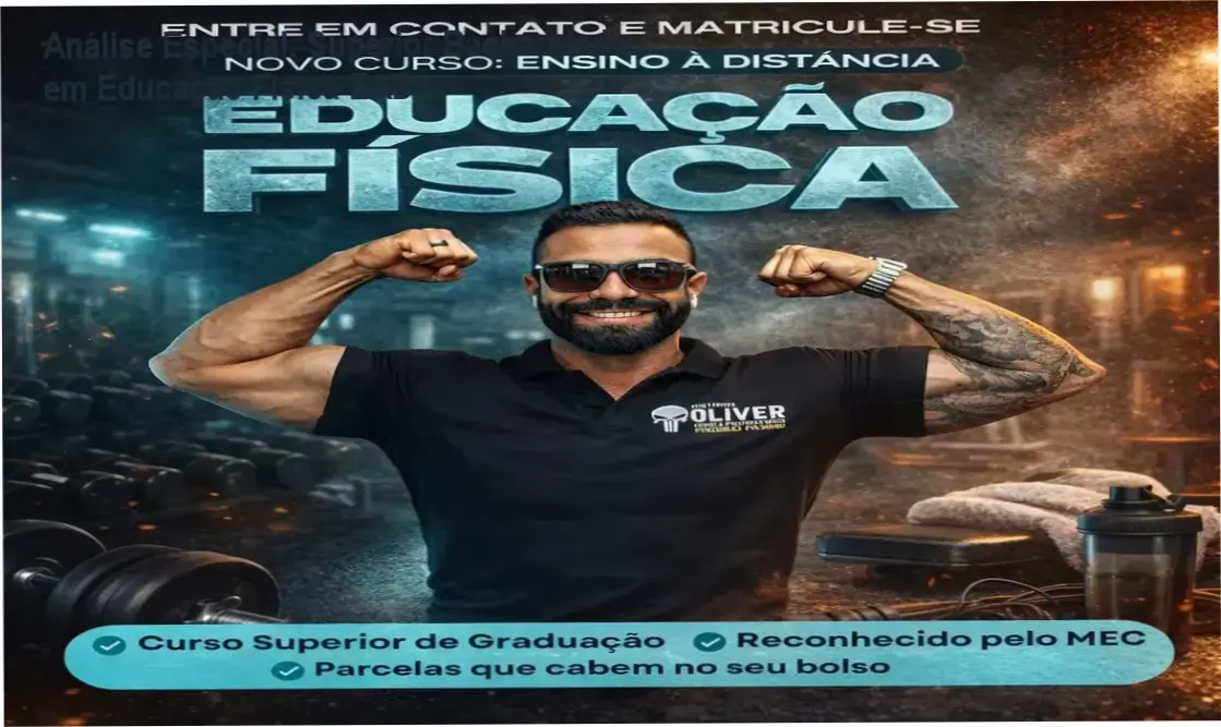 Capa informativa sobre o tema Superior Bacharelado em Educação Física EAD