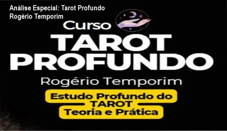 Capa informativa sobre o tema Tarot Profundo Rogério Temporim