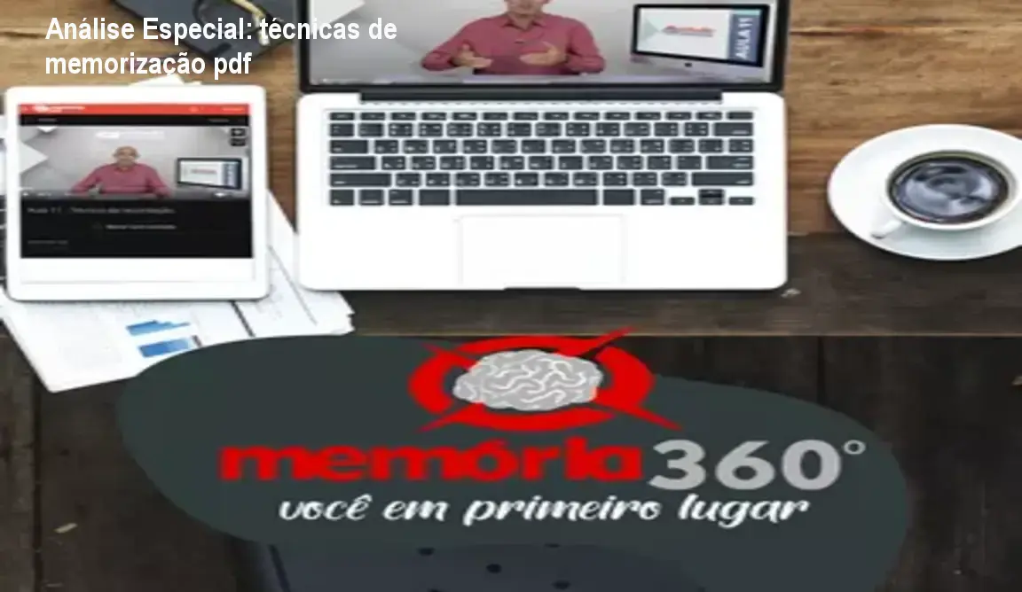 Capa informativa sobre o tema técnicas de memorização pdf