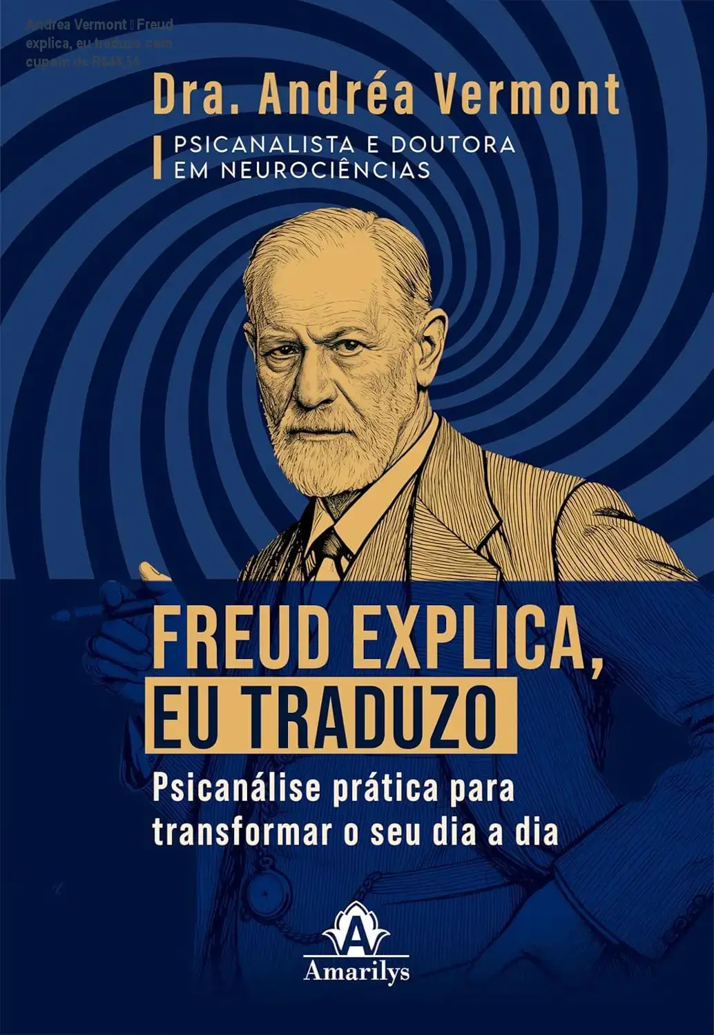 Capa do e‑book Freud explica, eu traduzo de Andrea Vermont com preço promocional