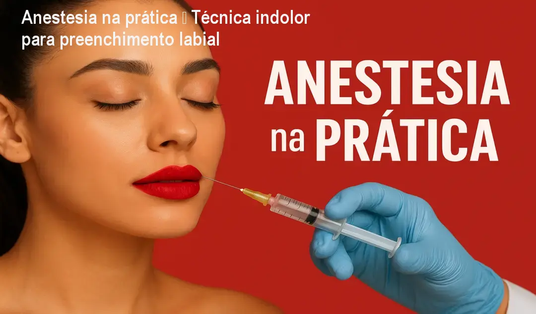 Anestesia na prática – Técnica indolor para preenchimento labial