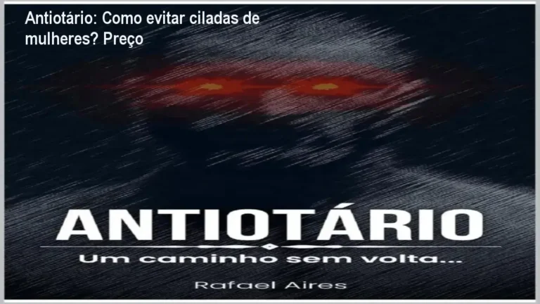Capa do ebook Antiotário mostrando como blindar homens contra mulheres manipuladoras