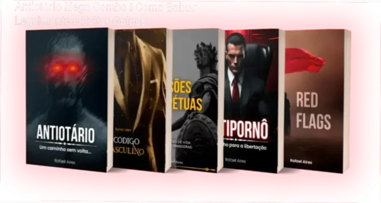 Tela mostrando a página oficial de download do Antiotário Mega Combo de Rafael Aires