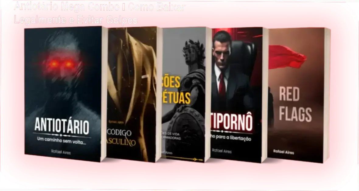 Tela mostrando a página oficial de download do Antiotário Mega Combo de Rafael Aires