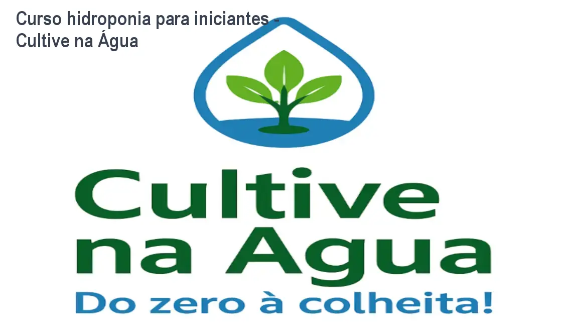 Curso hidroponia para iniciantes - Cultive na Água