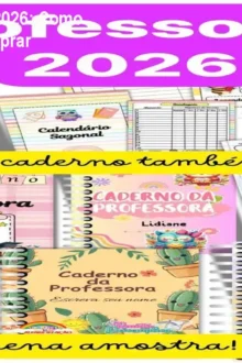Caderno da Professora 2026: Como organizar turmas? - Comprar