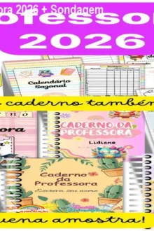 Caderno da Professora 2026 + Sondagem Diagnóstica
