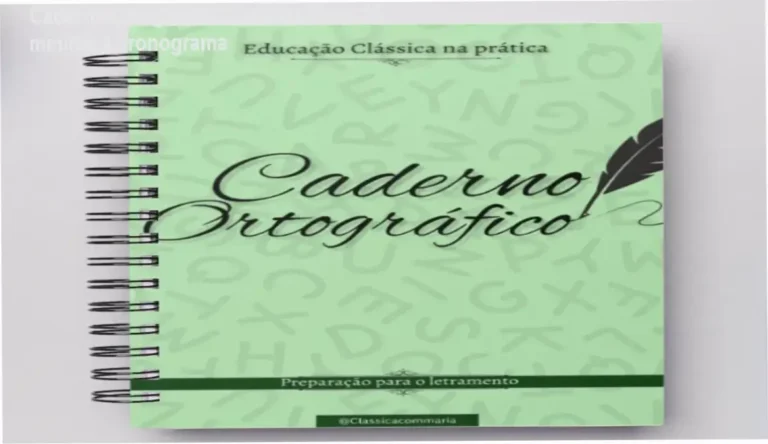 Caderno Ortográfico de Sabrina Cruz – cronograma de 15 minutos diários para melhorar a ortografia