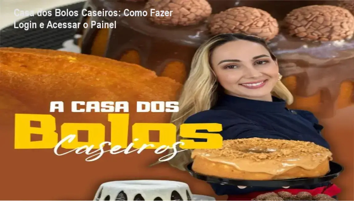 Casa dos Bolos Caseiros login área de membros da plataforma do aluno