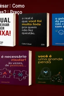 Coleção 9 livros Caio César – Como parar de aceitar migalhas? – Preço
