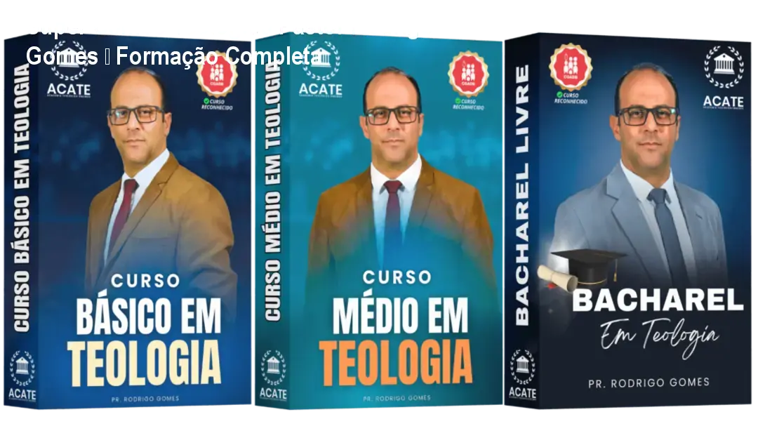Super Combo Teológico Pastor Rodrigo Gomes – Formação Completa