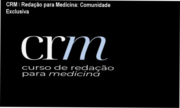 CRM – Curso de Redação para Medicina | comunidade de alunos e networking
