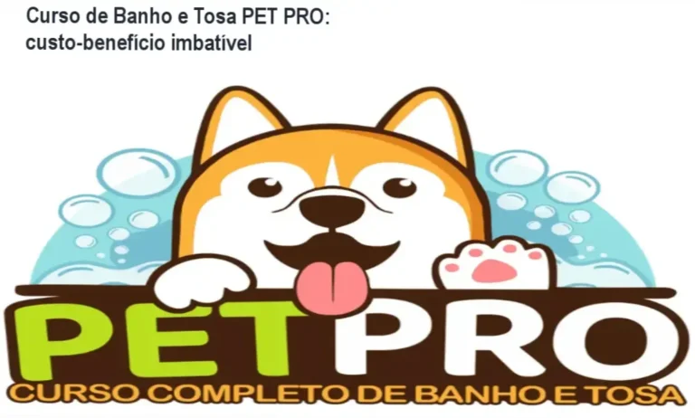 Curso de Banho e Tosa PET PRO da WebHoje – garantia de 7 dias