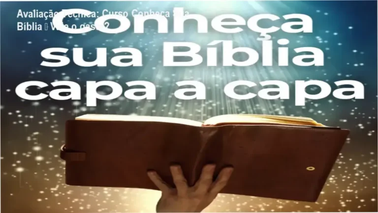 Curso Conheça Sua Bíblia de André Sanchez entrega suporte via WhatsApp e manual de 600 páginas para interpretação bíblica prática