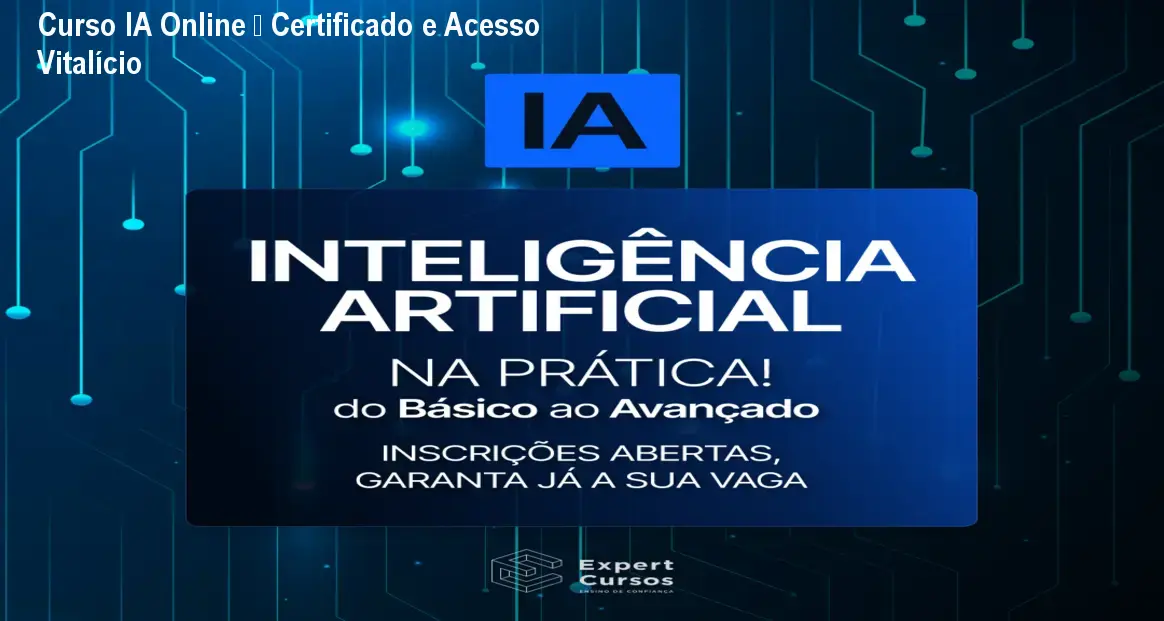 Curso IA Online – Certificado e Acesso Vitalício