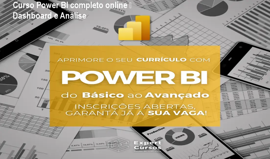 Curso Power BI completo online – Dashboard e Análise