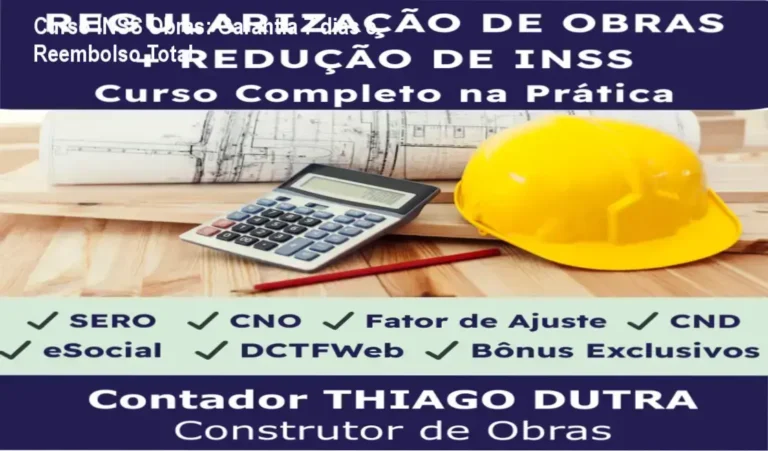 Curso INSS Obras de Thiago Dutra – compra segura e acesso oficial