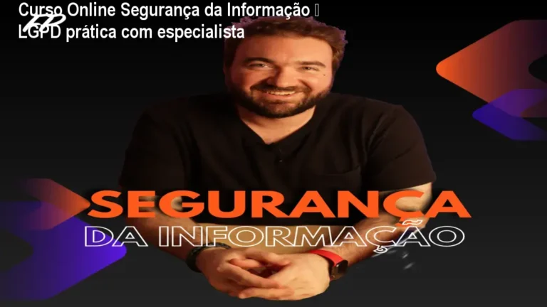 Imagem do Curso Online Segurança da Informação de Felipe Palhares, foco em LGPD e certificações IAPP