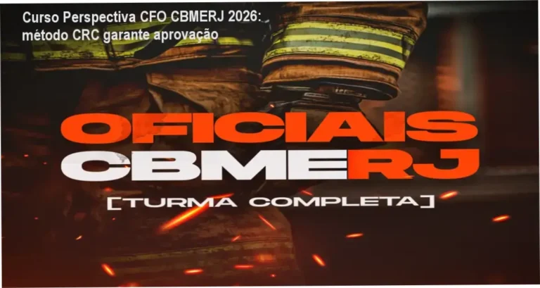 Curso Perspectiva CFO CBMERJ de Daniel Medeiros para candidatos ao concurso de oficiais