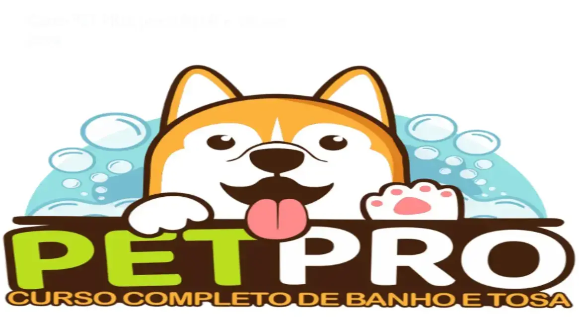 Curso de Banho e Tosa PET PRO da WebHoje – custo‑benefício R$147, 12x sem juros