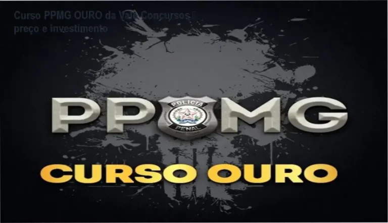 Curso PPMG OURO da Vale Concursos – custo‑benefício e valor percebido