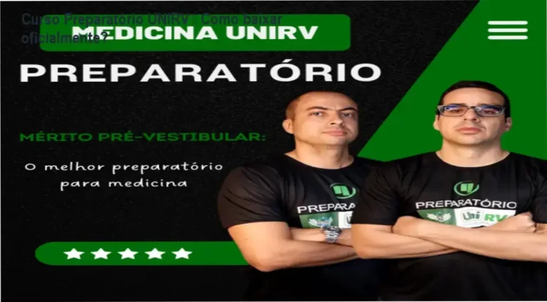 Imagem ilustrando o acesso oficial ao Curso Preparatório para a UNIRV