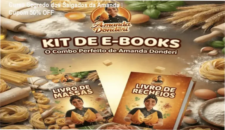 Curso Segredo dos Salgados da Amanda – oferta com cupom de desconto