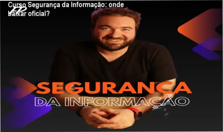 Tela do Curso Online Segurança da Informação exibindo certificado digital e interface de acesso