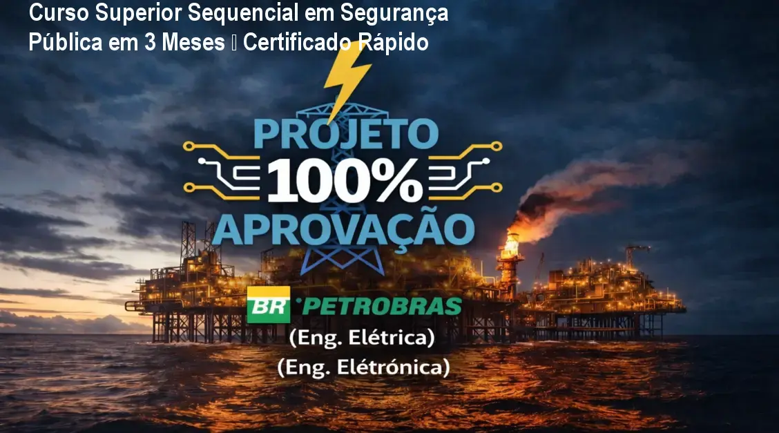 Imagem do curso superior sequencial de Segurança Pública com certificado digital entregue em 15 dias
