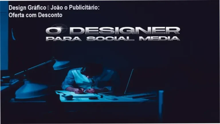 Design Gráfico – João o Publicitário promoção de preço reduzido