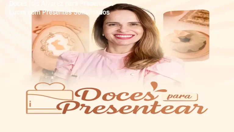 Kit de doces sofisticados criados por Ísis Alvarez, pronto para ser presenteado, mostrando embalagem elegante e ingredientes premium de custo acessível