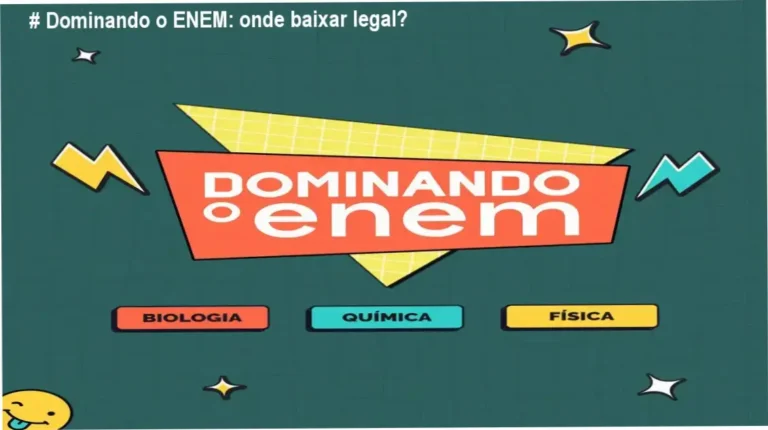Tela do curso # Dominando o ENEM mostrando material de Ciências da Natureza
